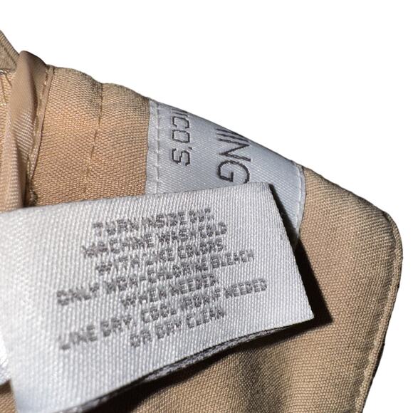 Chico’s So Slimming 2 tan ankle pants Cotton Blend Office women’s 12 - Picture 7 of 10